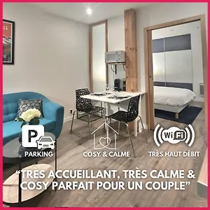 Apartamento Mignon, T1 Bis Cosy & Calme, Neuf, Parking, Balcon, Gerde